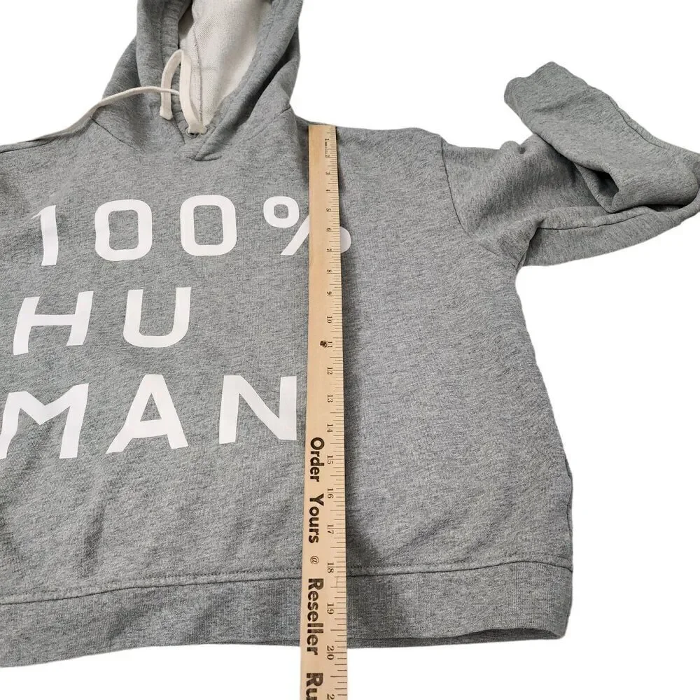 Everlane Sweater Womens Small‎ Gray 100% Human Hoodie Pullover Sweatshirt Cotton